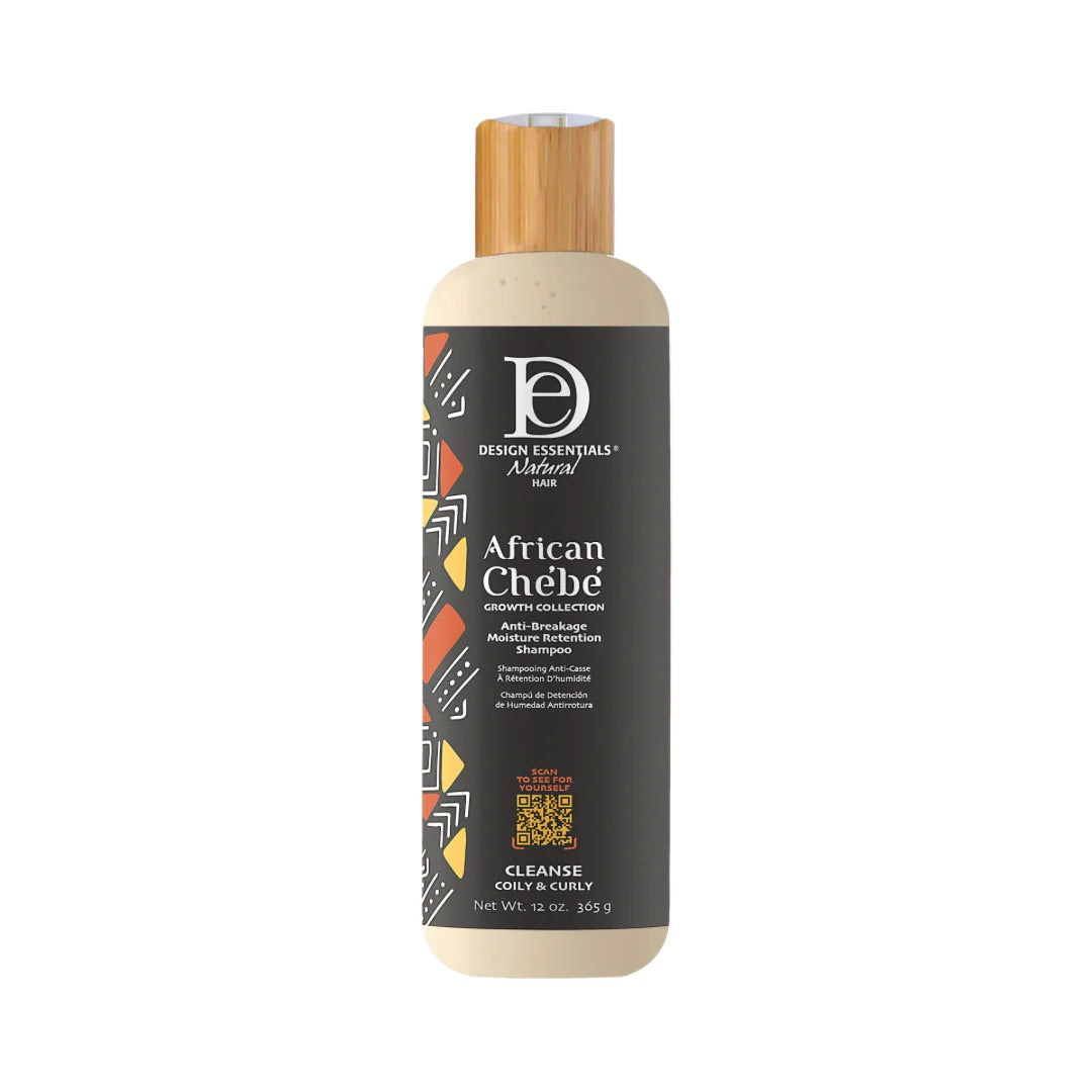DESIGN ESSENTIALS AFRICAN CHEBE ANTI-BREAKAGE MOISTURE RETENTION SHAMPOO 340 G