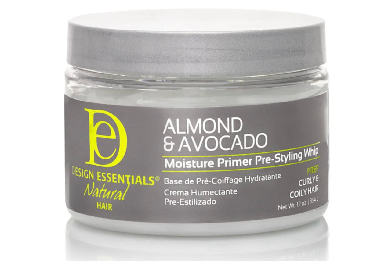 DESIGN ESSENTIALS MOISTURE PRIMER PRE-STYLING WHIP 12 OZ
