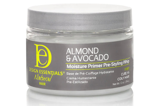DESIGN ESSENTIALS MOISTURE PRIMER PRE-STYLING WHIP 12 OZ