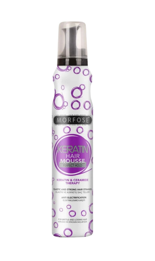 MORFOSE KERATIN HAIR MOUSSE 200 ML